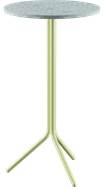 Splice Green Poseidon Bar Table